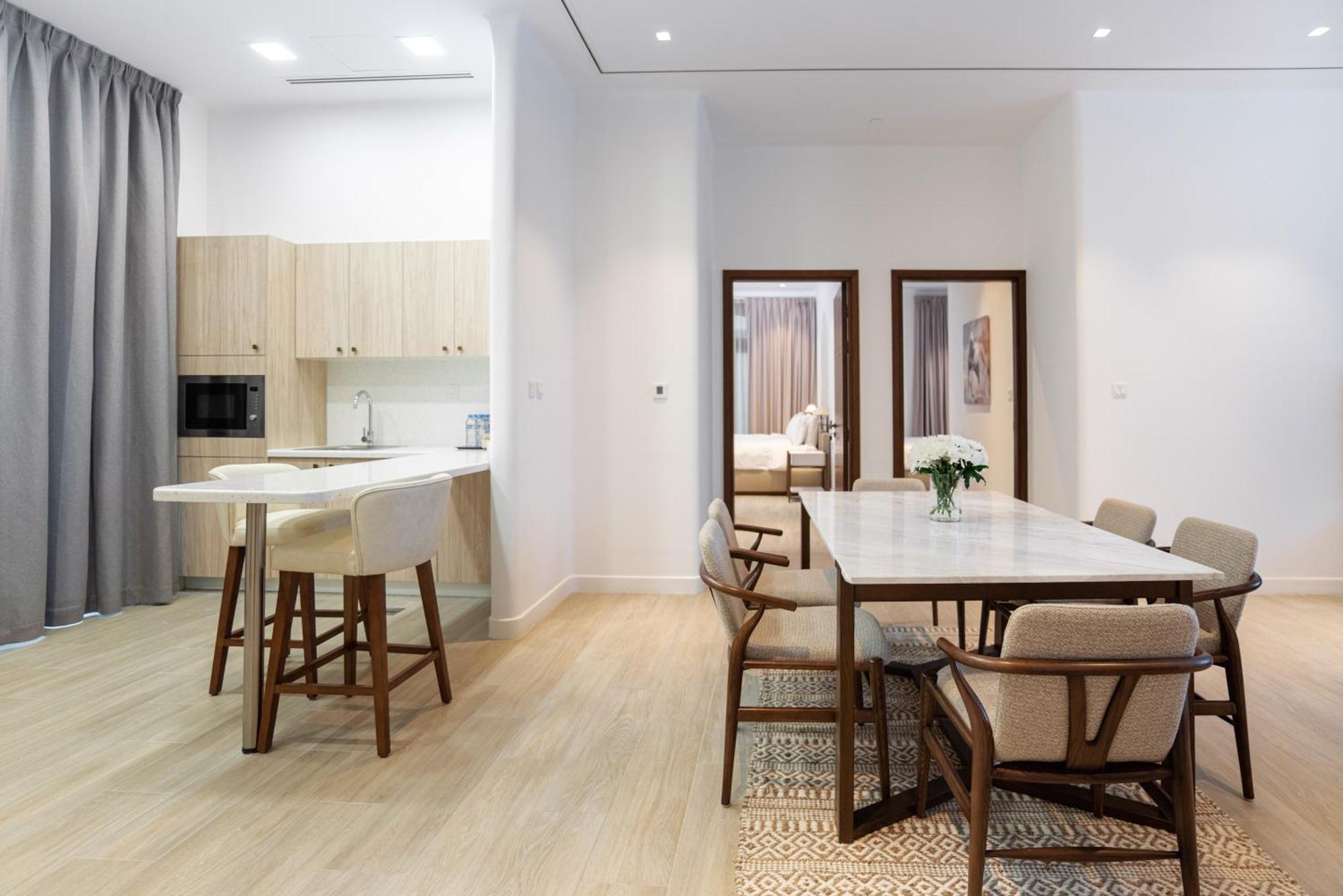 Mina Hotel And Residences By The Torch Doha Exterior foto A typical apartment interior